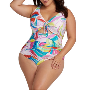 Colorful Women's One Piece Swimsuit
